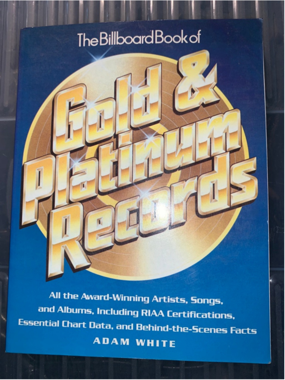 Billboard Books Gold & Platinum Records Book 1990 Blue Gold